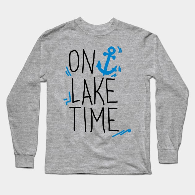 On Lake Time Long Sleeve T-Shirt by VintageArtwork